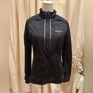 Craft black Winter running jacket sz. Medium.